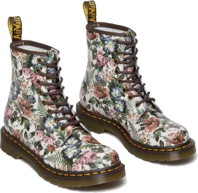 Dr. Martens 1460 English Garden Multi Backhand Boots Multicolor Dames