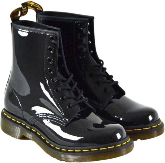 Dr. Martens 1460 Zwarte Lakleren Laarzen Black Dames