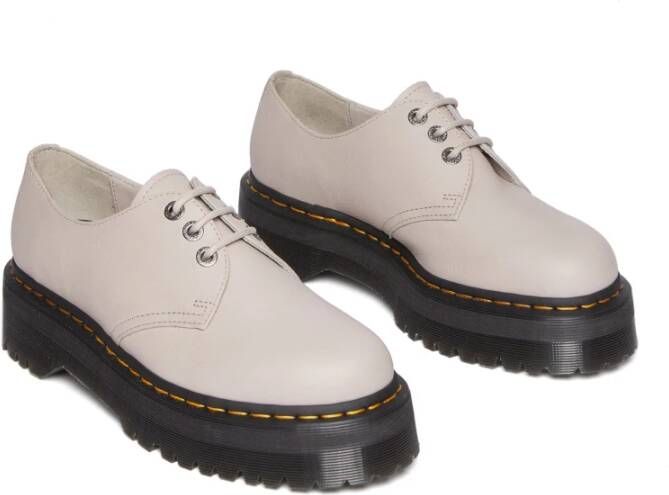 Dr. Martens 1461 Quad II Leren Schoenen Beige Dames