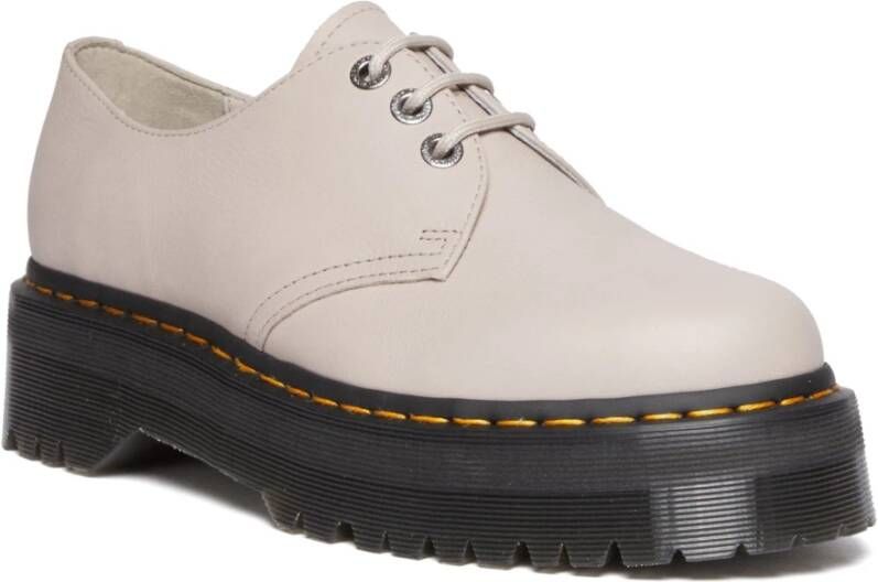 Dr. Martens 1461 Quad II Leren Schoenen Beige Dames