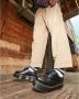 Dr. Martens 1461 Quad Smooth Leather Platform Schoenen Zwart Gepolijst Glad Black Dames - Thumbnail 61