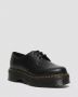 Dr. Martens 1461 Quad Smooth Leather Platform Schoenen Zwart Gepolijst Glad Black Dames - Thumbnail 70