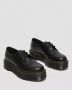 Dr. Martens 1461 Quad Smooth Leather Platform Schoenen Zwart Gepolijst Glad Black Dames - Thumbnail 62