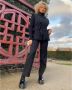 Dr. Martens 1461 Quad Smooth Leather Platform Schoenen Zwart Gepolijst Glad Black Dames - Thumbnail 65
