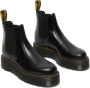 Dr. Martens Zwarte Leren Laarzen met Elastische Inzetstukken Black - Thumbnail 12