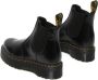 Dr. Martens Zwarte Leren Laarzen met Elastische Inzetstukken Black - Thumbnail 13