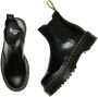 Dr. Martens Zwarte Leren Laarzen met Elastische Inzetstukken Black - Thumbnail 15