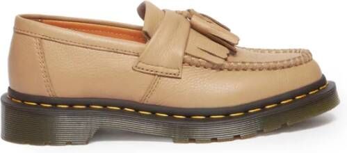 Dr. Martens Adrian Virginia Lage Leren Schoenen Beige Dames