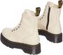 Dr. Martens Beige Leren Enkellaarzen met Dubbele Sluiting Beige Dames - Thumbnail 5