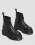 Dr. Martens Zwarte Plateauboots met Rits Gratis Verzending Zwart Dames - Thumbnail 14