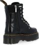 Dr. Martens Leren Enkellaarzen Street Style Rubberen Zool Vetersluiting Black Dames - Thumbnail 3