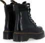 Dr. Martens Leren Enkellaarzen Street Style Rubberen Zool Vetersluiting Black Dames - Thumbnail 4