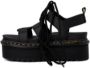 Dr. Martens Athena Leren Sandalen Lente Zomer Collectie Black Dames - Thumbnail 3