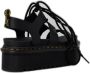 Dr. Martens Athena Leren Sandalen Lente Zomer Collectie Black Dames - Thumbnail 4