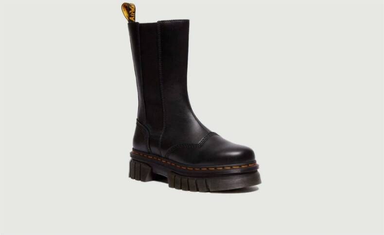 Dr. Martens Audrick Chelsea Laarzen Gladde Afwerking Zwart Dames