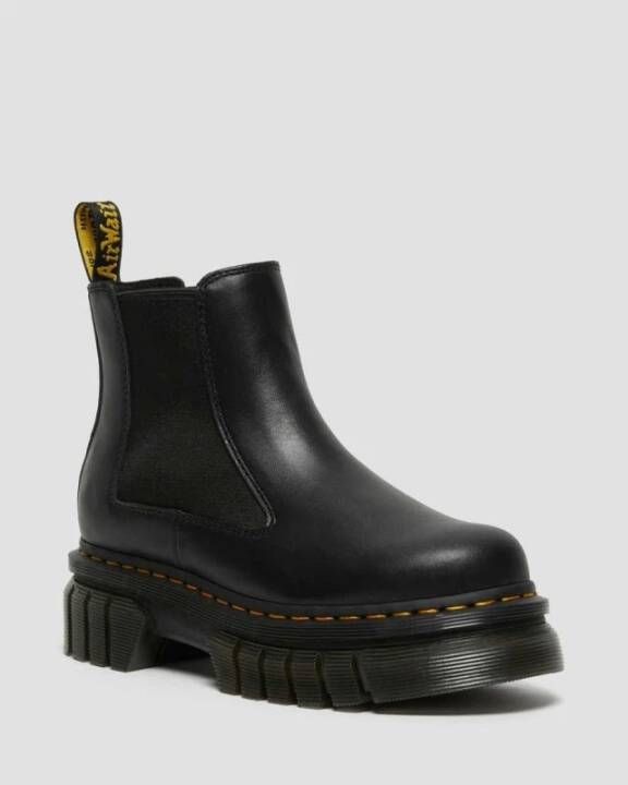 Dr. Martens Audrick Chelsea Zwart Nappa Lux Zwart Heren