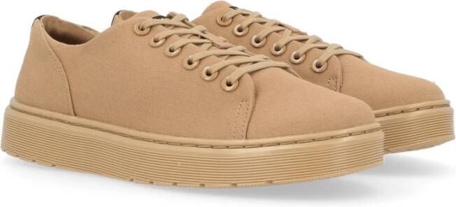 Dr. Martens Beige Dante Sneaker Stof Logo Banden Brown Heren