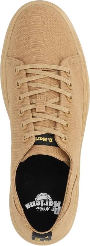 Dr. Martens Beige Dante Sneaker Stof Logo Banden Brown Heren