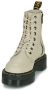 Dr. Martens Beige Leren Enkellaarzen met Dubbele Sluiting Beige Dames - Thumbnail 3