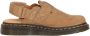 Dr. Martens Patchwork Leren Sandalen met Riptape Straps Beige - Thumbnail 32