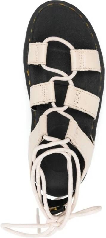 Dr. Martens Beige Leren Nartilla Sandalen