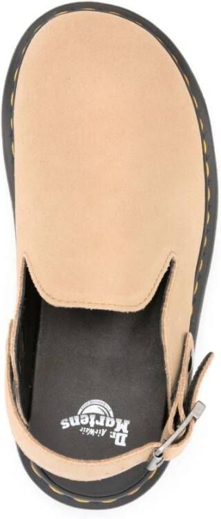 Dr. Martens Beige Leren Sandalen voor Vrouwen