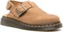 Dr. Martens Patchwork Leren Sandalen met Riptape Straps Beige - Thumbnail 44