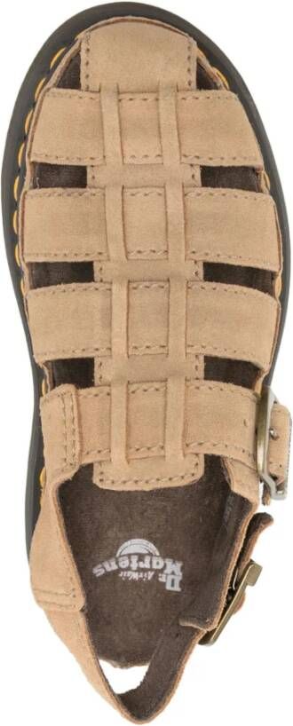 Dr. Martens Beige Sandalen met Kooi Ontwerp