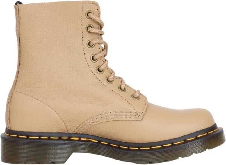 Dr. Martens Beige Savannah Tan Leren Laarzen Beige Dames