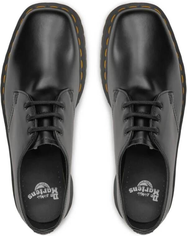 Dr. Martens Bex Vierkante Veterschoenen Black Dames