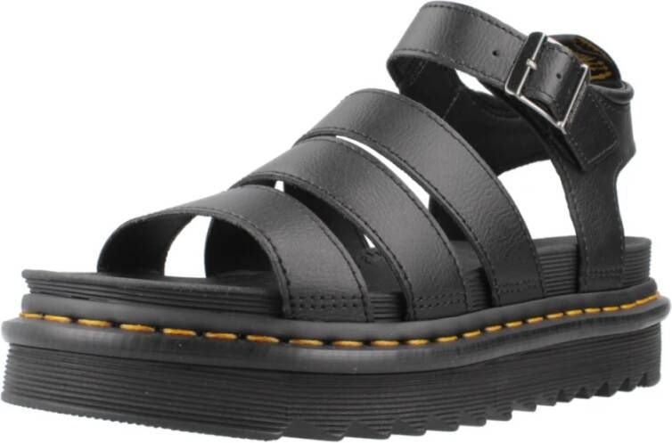 Dr. Martens Blaire Platte Sandalen Black Dames