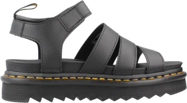 Dr. Martens Blaire Platte Sandalen Black Dames