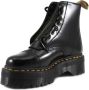 Dr. Martens Vegan Enkellaarzen met Glanzende Afwerking Black Dames - Thumbnail 9