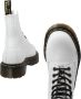 Dr. Martens Monochrome Leren Enkellaarzen White Dames - Thumbnail 8