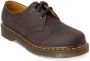 Dr. Martens Crazy Horse Leren Oxford Schoenen Donkerbruin Brown - Thumbnail 4