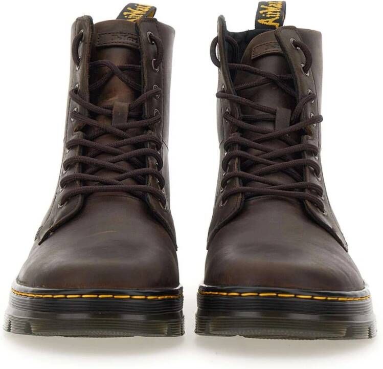 Dr. Martens Bruine Combatlaarzen voor Heren Bruin Heren