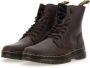 Dr. Martens COMBS LEATHER DARK BROWN Heren sneakersHeren veterschoenVrije tijd half-hoog Bruin - Thumbnail 9