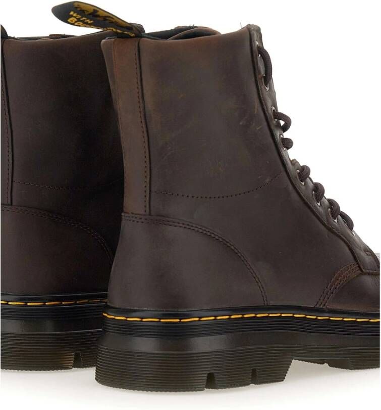 Dr. Martens Bruine Combatlaarzen voor Heren Bruin Heren