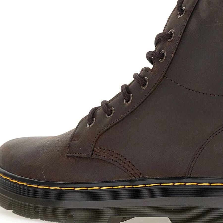 Dr. Martens Bruine Combatlaarzen voor Heren Bruin Heren