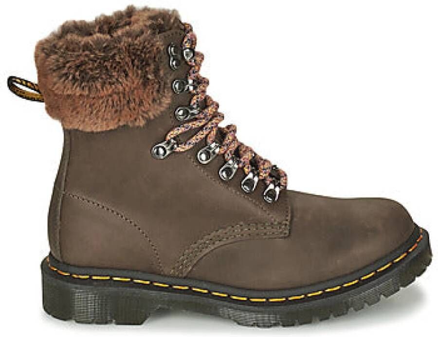 Dr. Martens Bruine Serena Collar Enkellaarzen Brown Dames