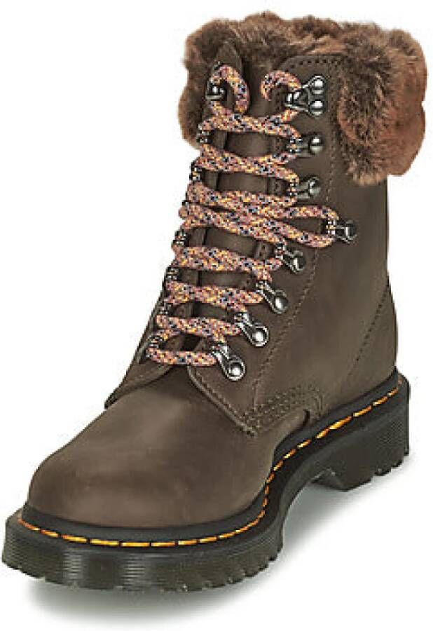 Dr. Martens Bruine Serena Collar Enkellaarzen Brown Dames