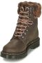 Dr. Martens Bruine Serena Collar Enkellaarzen Brown Dames - Thumbnail 3