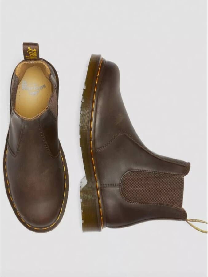 Dr. Martens Donkerbruine Crazy Horse Laars Bruin Heren