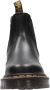 Dr. Martens Zwarte Leren Laarzen met Elastische Inzetstukken Black - Thumbnail 12
