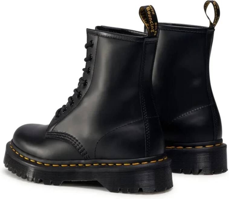 Dr. Martens Chunky Zwarte leren laarzen Black Dames