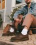 Dr. Martens Crazy Horse Leren Oxford Schoenen Donkerbruin Brown - Thumbnail 13