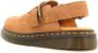 Dr. Martens Patchwork Leren Sandalen met Riptape Straps Beige - Thumbnail 21