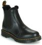 Dr. Martens Dames Leren Laarzen Zwart Leonore Black Dames - Thumbnail 4