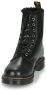 Dr Martens 1460 Serena Faux Fur Lined Boots Dr. Martens Zwart Dames - Thumbnail 5