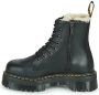 Dr Martens Jadon Faux Fur Lined Platform Boots Dr. Martens Zwart Dames - Thumbnail 5